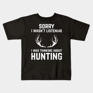 Funny Hunting Tshirt Gift for Bow and Rifle Deer Hunters Kids T-Shirt